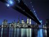Henri Silberman Affiche d'art - Brooklyn Bridge at Night 80x60cm