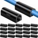 Unyqoos® Set van 20 clips de câble auto-adhésives noires