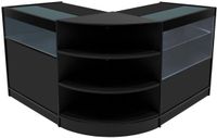 MonsterShop Harmonia LED balieset B900-C900-LM60 - Zwart - Hoogte 90cm - 4 Sleutels