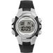 Timex Sport 33 mm horloge, uniseks - zwarte harsband, digitale wijzerplaat, zilverkleurige kast, TW5M61300