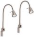 Briloner Tuso - Set van 2 Wandlampen - bedlampen - incl. warm wit licht 3.000 K - GU10 - mat nikkel - metaal