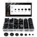 Vrupin 188 Stuks Gesloten Rubberen Doorvoertule Firewall Solid Gesloten Gat Plug Assortiment Kit Voor Draad Elektrische Apparaat Sanitair