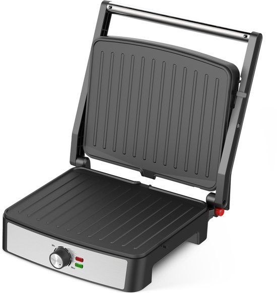 Kitchenwell Contactgrill - Grill apparaat - Tosti apparaat - Anti-aanbaklaag - 3-in-1 - 180 °C grill