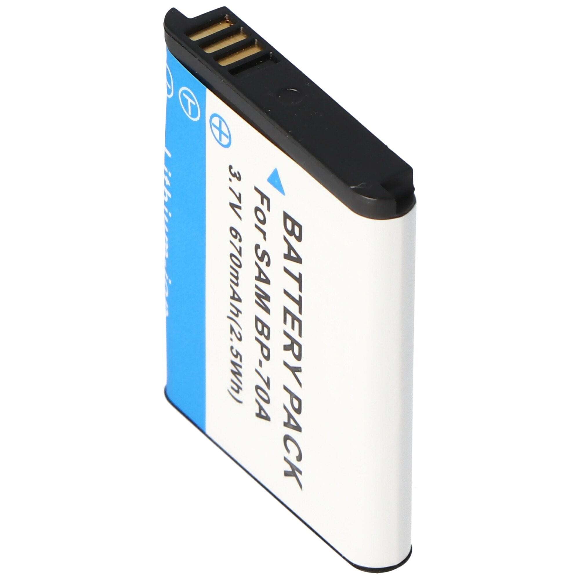 ACCUCELL AccuCell-batterij geschikt voor Samsung BP-70A, BP70A, AQ100, ES65