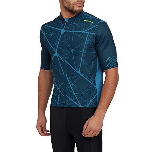 Altura Heren Icon shirt met korte mouwen, blauw, S