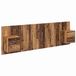 vidaXL Hoofdeinde Met Kast 3 stuks Oud Hout Bewerkt hout