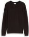 Tom Tailor Gebreide trui van katoen - Maat XXL - mouline brown black