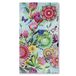 HIP Serviette de plage "mandala's, bloemen en een vogel" - Multicolore - 100 x 180 cm - Coton, Velours