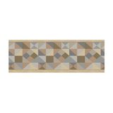 PENSIERI DELICATI Tapijtloper 52 x 100 cm, katoen/pvc, driehoekig, wasbaar