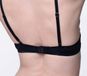 Dorina Push up / Plunge BH met beugel - Rosa - Kanten bh band - 3/4 cup - Decollete Bh - 85D - Wit