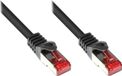 VARIA Group Cat.6 netwerkkabel, 1,5 meter, S/FTP, PiMF, zwart, RJ45, PVC