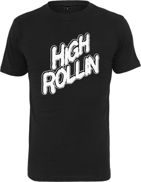 Mister Tee High Rollin T-shirt - Zwart - XS - Heren