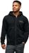 Black Diamond Mini Stacked Sweatshirt Met Rits Zwart S Man