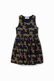 Desigual Vest_tess 5000 Navy meisjes Jurk