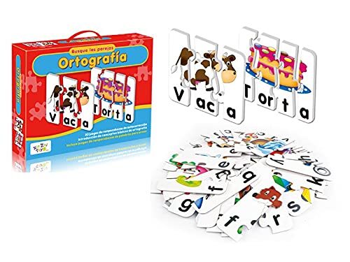 BP -20-in-1 leren ortografie puzzel, kleur voor kinderen (55080)