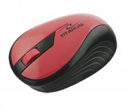 Esperanza Titanum Wireless Muis - Zwart, Rood