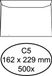 Quantore Envelop Quantore bank C5 162x229mm wit 500stuks
