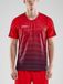 Craft Pro Control Stripe Shirt Korte Mouw Heren - Rood / Marine