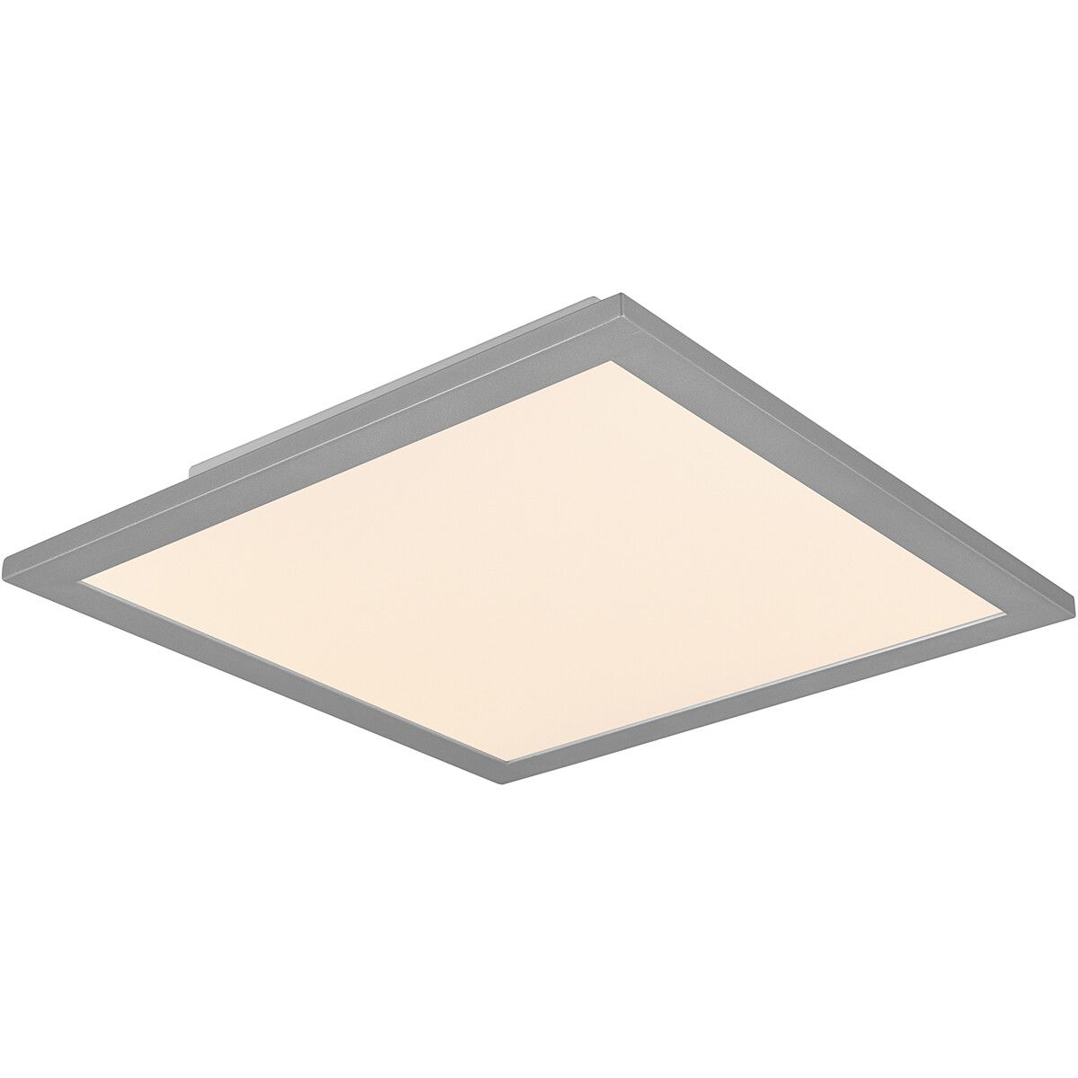BES LED Trion Alina Plafondlamp - 13.5W - Warm Wit 3000K - Vierkant - Mat Titaan - Aluminium - 30cm