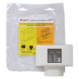 Legrand - Eenvoudig frame voor mozaïekapparatuur - voor 12,5mm sierlijsten