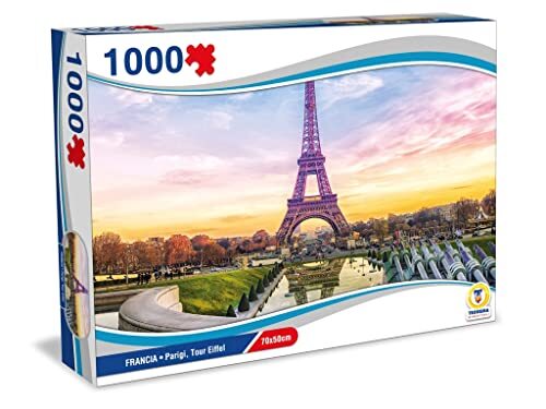 Teorema - Puzzel Frankrijk Paris Tour Eiffel 1000 stukjes 70 x 50 cm, meerkleurig, 67025