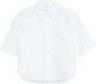 s.Oliver Dames Popeline Blouse met Borstzak en Vierkante Plunje