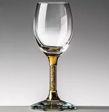 Verre à shot élégant en cristal avec accents dorés KP35431