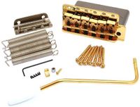 Fender Strat Tremolo Set Vintage goud, incl. Federn, Hebel, - Gitaaronderdeel
