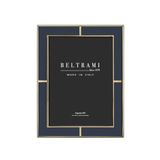 BELTRAMI Fotolijst saffierblauw goud foto 15x20 cm zilver Miro Silver