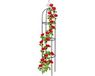 Relaxdays plantensteun klimplanten - metaal - 200 cm hoog - met 3 ringen - vrijstaand - zwart