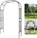 Vevor Arche de jardin Arche de roses Arche Trellis 240x150x40cm Noir Métal Plastique