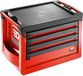 Facom Roll Gereedschapswagen 4 Laden M3 Laag Rood - ROLL.CR4M3A
