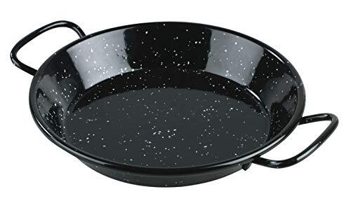 Lacor 60172 Emaille Zwart Paella Pan