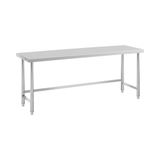 Royal Catering Werktafel roestvrij staal - 200 x 60 cm - 95 kg capaciteit -