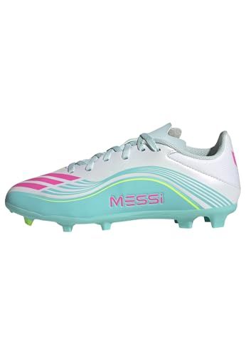 Adidas Performance F50 Messi League Firm Ground /Multi Ground Voetbalschoenen Kids - Kinderen - Wit