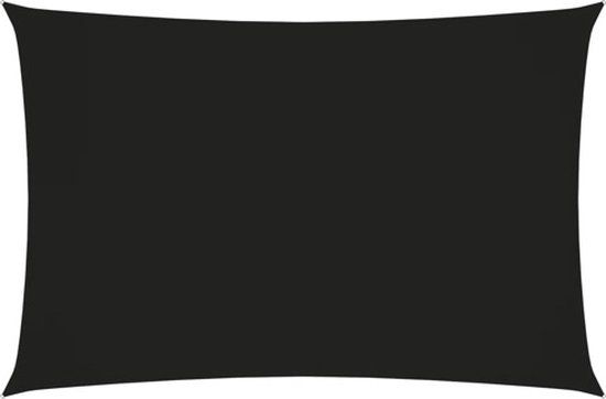 vidaXL Zonnescherm rechthoekig 2x4,5 m Oxford stof zwart