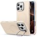 ESR iPhone 16 Pro Max Étui, Étui en silicone avec support, Compatible MagSafe, Série Cloud, Marron clair