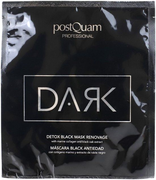 PostQuam Skin Care Sluier Renovage Detox Zwart Masker