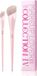 Goodivery ® Set pinceaux de maquillage, pinceau fond de teint et pinceau anti-cernes, set de pinceaux de maquillage rose en 2 pièces, pinceau visage, pinceau visage, pinceau de maquillage pour crème liquide, synthétique premium, crème