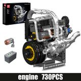 Kit de construction automobile technique - Modèle 10215 - Avec moteur