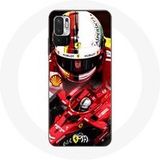 Maniacase Hoesje voor Xiaomi Redmi Note 10 5G Formule 1 Sebastian Vettel F1 Red