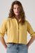 Levi's Cropped Harlie blouse - Women's - L - Geel / Anouk Stripe Spicy Mustard
