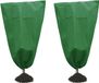 Merkloos / Sans marque BeiJingLiangPinJiaZuoKeJiWenHuaFaZhanYouXianGongSi 2 Stuks Winterhoes voor Potplanten - Ademend & Scheurbestendig met Trekkoord voor Vorstbescherming - Voor Palmen & Olijfbomen - Groen 160x100 cm