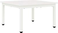 vidaXL Salontafel Wit Massief Grenenhout 60 x 60 x 36 cm