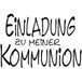 RAYHER 28837000 Uitnodigingsstempel voor communie, 5 x 7 cm