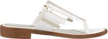 CAFENOIR Sandales femme synthétique blanc Taille 36