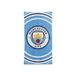 MANCHESTER CITY FC Officiële Pulse Design Handdoek (One Size) (Blauw/Wit)