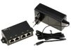 KALEA-INFORMATIQUE Power Injector Power Over Ethernet 2 poorten 30W compatibel PoE IEEE802.3af en PoE+ IEEE802.3at geleverd met 52V 1.25A voeding.