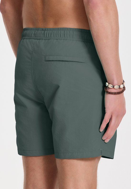 Shiwi The Sunshine Brand The Sunshine Brand Men NATE QUICK DRY swim shorts 5 inch solid Groen