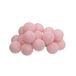 Atmosphera Led-lichtketting op batterijen, 16 ballen, lichtroze, L 255 cm